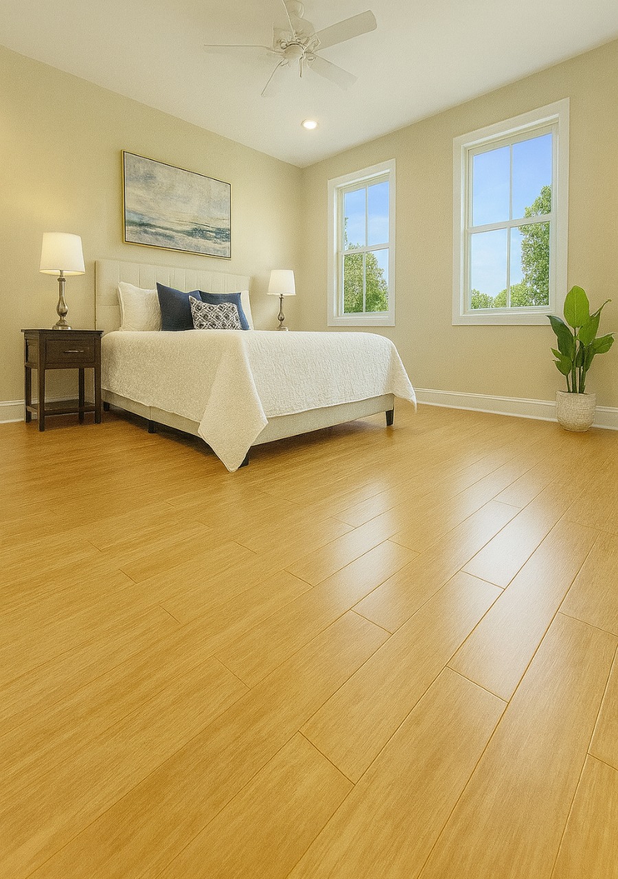 Pavimento Flutuante em Bambu -  Eco Bamboo Flooring - Champagne