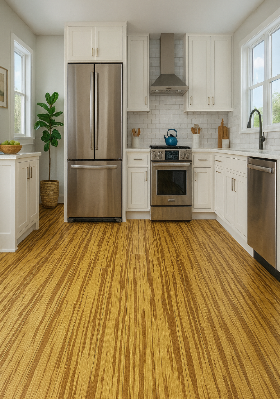 Pavimento Flutuante em Bambu -  Eco Bamboo Flooring - Mix