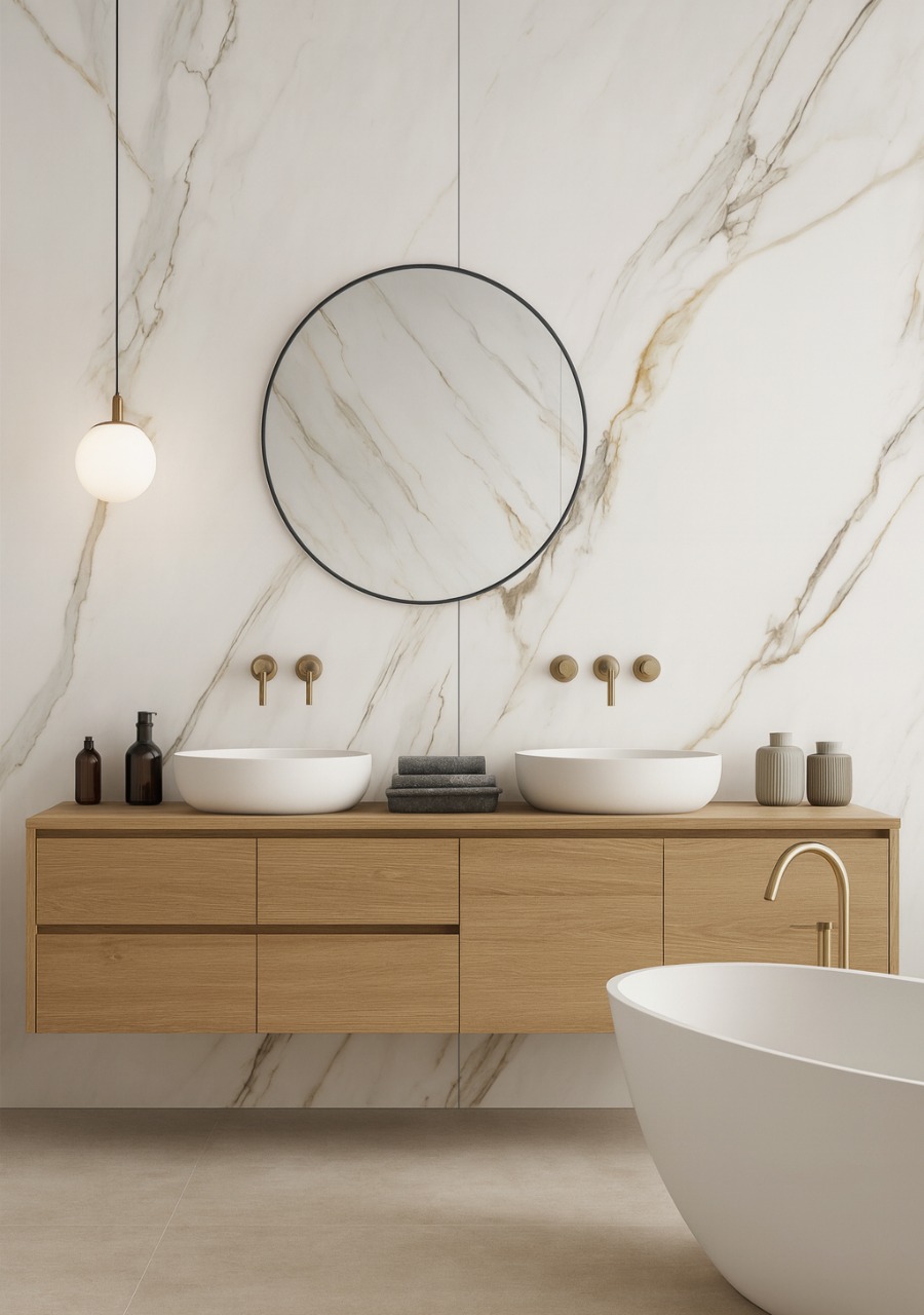 SPC WALL Panel - Calacatta Gold Brilho